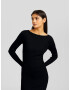 Bershka Rochie tricotat negru - Pled.ro