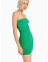 Bershka Rochie verde - Pled.ro