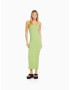 Bershka Rochie verde deschis - Pled.ro