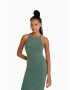 Bershka Rochie verde închis - Pled.ro