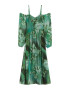 Bershka Rochie verde smarald / verde închis - Pled.ro