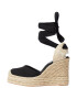 Bershka Sandale bej / negru - Pled.ro