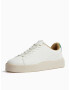 Bershka Sneaker low alb - Pled.ro