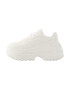 Bershka Sneaker low alb - Pled.ro