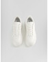 Bershka Sneaker low alb - Pled.ro