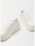 Bershka Sneaker low alb - Pled.ro