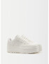 Bershka Sneaker low alb - Pled.ro