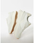 Bershka Sneaker low alb / alb murdar - Pled.ro