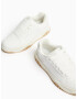 Bershka Sneaker low alb natural - Pled.ro