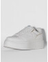 Bershka Sneaker low auriu / alb - Pled.ro