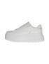 Bershka Sneaker low auriu / alb - Pled.ro