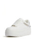 Bershka Sneaker low auriu / argintiu / alb - Pled.ro