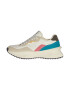 Bershka Sneaker low bej deschis / albastru pastel / roz / alb - Pled.ro