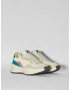 Bershka Sneaker low bej deschis / albastru pastel / roz / alb - Pled.ro