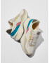 Bershka Sneaker low bej deschis / albastru pastel / roz / alb - Pled.ro