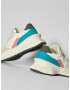 Bershka Sneaker low bej deschis / albastru pastel / roz / alb - Pled.ro