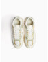 Bershka Sneaker low bej / oliv / alb - Pled.ro