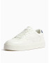 Bershka Sneaker low bleumarin / alb - Pled.ro