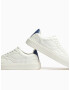 Bershka Sneaker low bleumarin / alb - Pled.ro