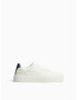 Bershka Sneaker low bleumarin / alb - Pled.ro