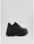 Bershka Sneaker low negru - Pled.ro