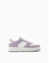 Bershka Sneaker low roz / alb - Pled.ro