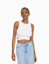 Bershka Top alb - Pled.ro