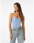 Bershka Top albastru deschis - Pled.ro