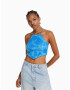 Bershka Top azur - Pled.ro