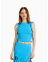 Bershka Top azur - Pled.ro