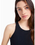 Bershka Top bleumarin / gri deschis - Pled.ro