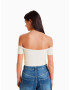 Bershka Top ecru - Pled.ro