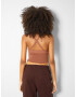 Bershka Top maro caramel - Pled.ro