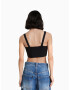 Bershka Top negru - Pled.ro