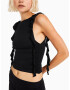 Bershka Top negru - Pled.ro