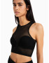 Bershka Top negru - Pled.ro