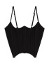 Bershka Top negru - Pled.ro