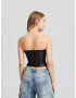 Bershka Top negru - Pled.ro