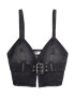 Bershka Top negru - Pled.ro