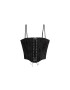 Bershka Top negru - Pled.ro