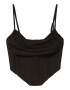 Bershka Top negru - Pled.ro