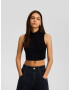 Bershka Top negru - Pled.ro