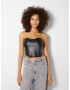 Bershka Top negru - Pled.ro