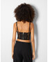 Bershka Top negru - Pled.ro