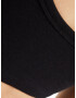 Bershka Top negru / alb - Pled.ro