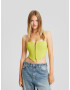 Bershka Top verde măr - Pled.ro