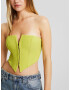 Bershka Top verde măr - Pled.ro