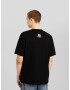 Bershka Tricou albastru / portocaliu / negru / alb - Pled.ro