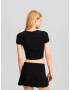 Bershka Tricou galben / lila / negru - Pled.ro