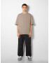 Bershka Tricou grej - Pled.ro